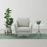 7. "Medium-sized image of the Hannity Swivel Chair - Sand, showcasing its neutral tone and timeless appeal"