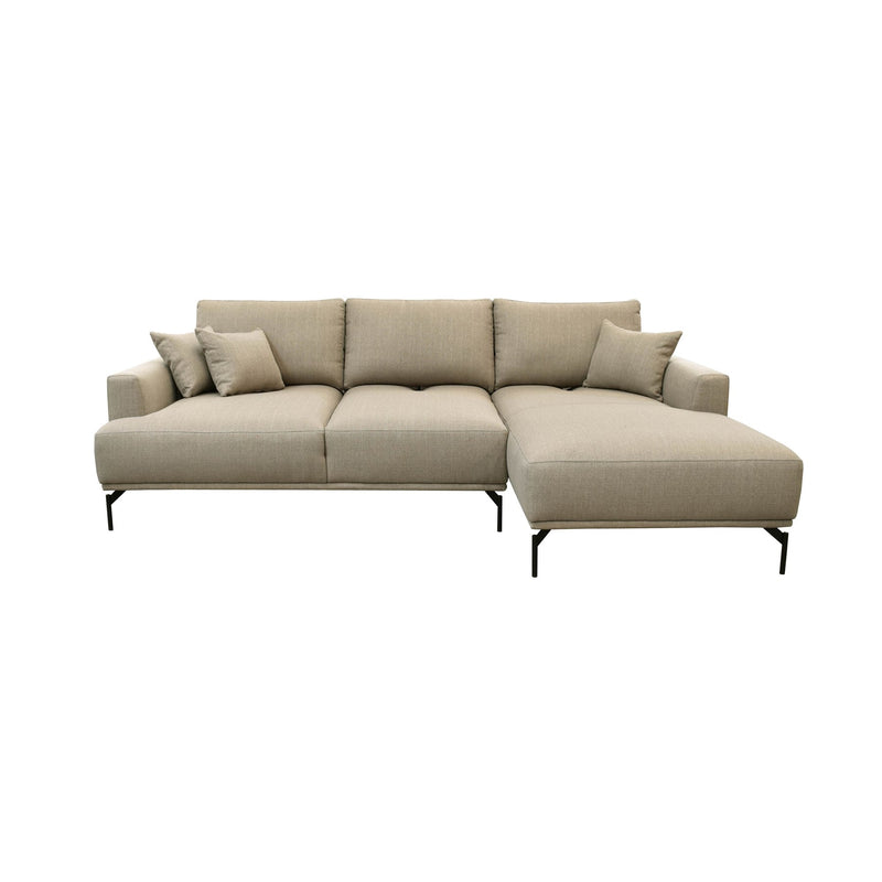 2. "Modern and stylish Valentino Adjustable Back Right Sectional for your living room"