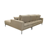 4. "Elegant and spacious Valentino Adjustable Back Right Sectional for ultimate relaxation"