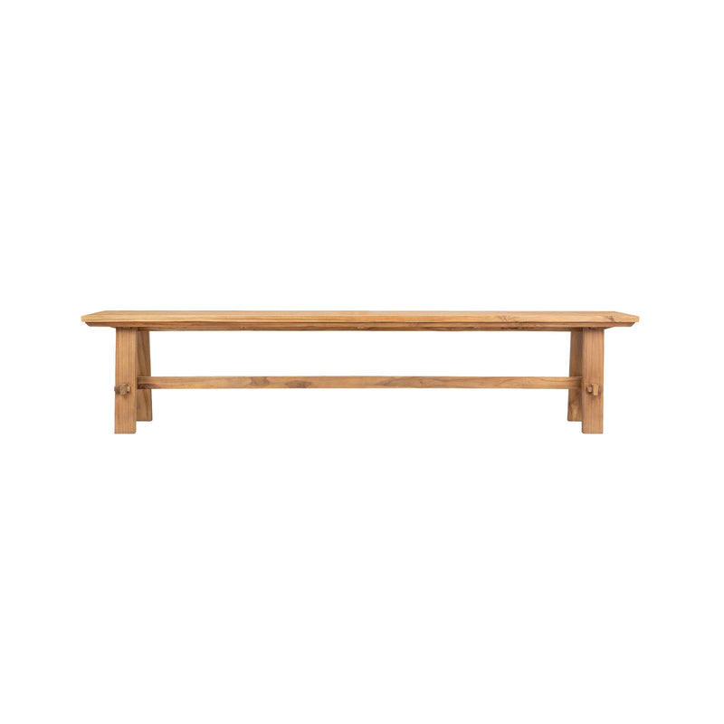 1. "D-Bodhi Artisan Bench with Reclaimed Wood - Rustic Industrial Style"