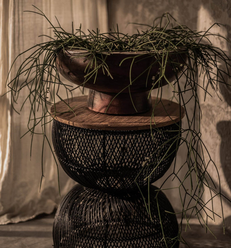 3. "Stylish and functional black side table by D-Bodhi"