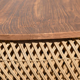 6. "D-Bodhi Wave Side Table - Natural, crafted with sustainable materials"
