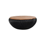 1. "D-Bodhi Wave Coffee Table - Black with sleek and modern design"