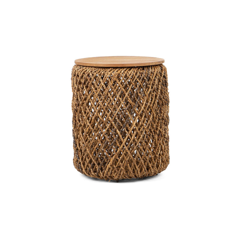 1. D-Bodhi Knut Side Table - Large with Reclaimed Wood Finish