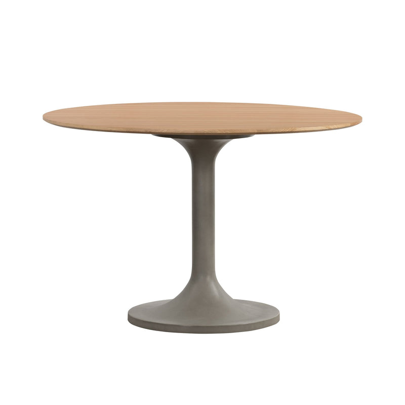 1. "Denmark Dining Table With Wood Top - Elegant and sturdy design for your dining room"