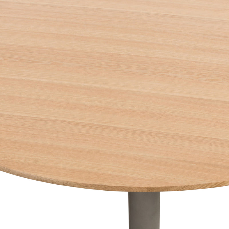4. "Wood Top Denmark Dining Table - Ideal for hosting family gatherings and dinner parties"