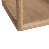 6. "Elevate Side Table with a smooth finish and sturdy metal legs"