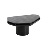 4. "Versatile Eternal Black Coffee Table with adjustable height and versatile functionality"