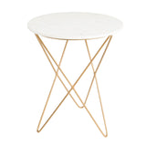 1. "Earth Wind & Fire Marble Side Table - White: Elegant and versatile furniture piece"