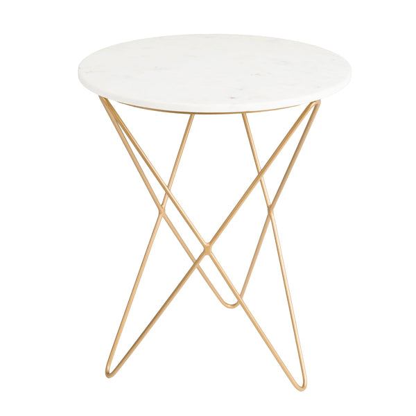 1. "Earth Wind & Fire Marble Side Table - White: Elegant and versatile furniture piece"