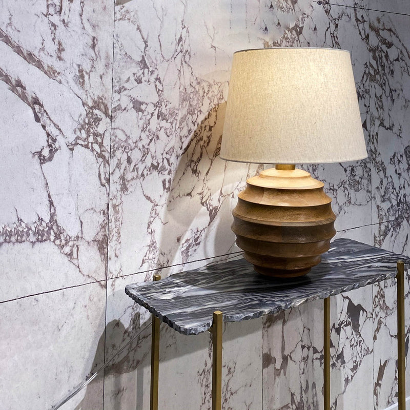 2. "Grey Marble Console Table: Stylish and functional addition to any living space"