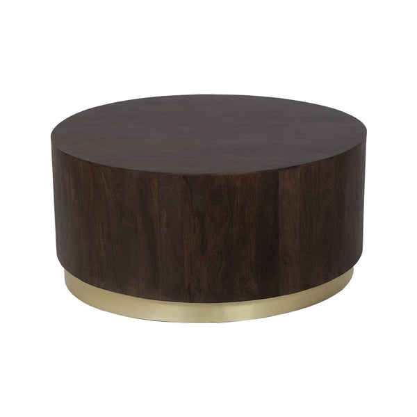 1. "Form Coffee Table with sleek design and tempered glass top"