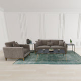 8. "Versatile Burbank Sofa - Pecan Brown for both casual and formal settings"