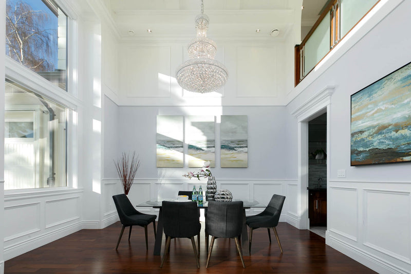 10. "Minimalistic Fritz Side Dining Chair - Dark Grey for a clean look"