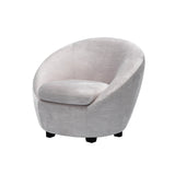 1. "Coco Club Chair - Light Grey: Elegant and comfortable seating option for modern living rooms"