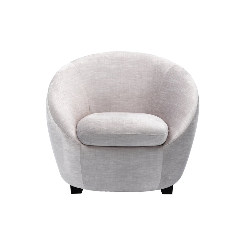 2. "Light Grey Coco Club Chair: Stylish and versatile accent piece for contemporary home decor"