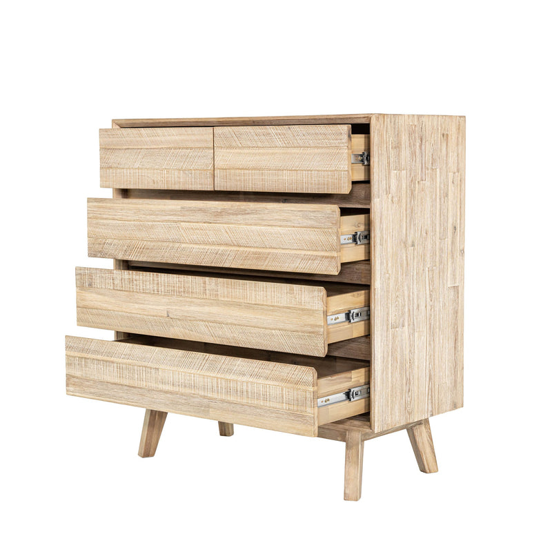 6. "Functional Gia 5 Drawer Chest for easy organization"