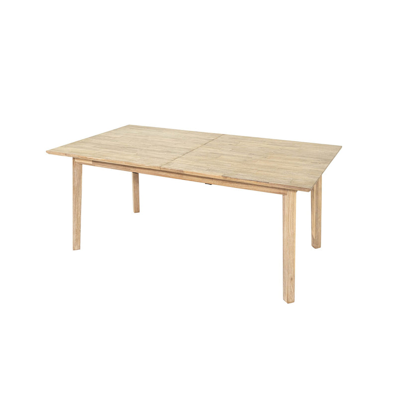1. "Gia Extension Dining Table with sleek design and ample seating"