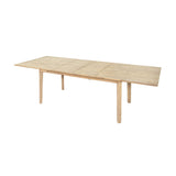 5. "Spacious Gia Extension Dining Table perfect for hosting family gatherings"