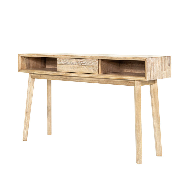 1. "Gia Console Table with sleek design and ample storage"