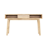 4. "Versatile Gia Console Table with contemporary appeal"