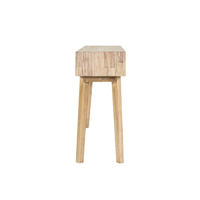 6. "Gia Console Table featuring a sturdy construction and elegant finish"
