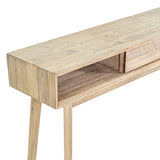 9. "Gia Console Table with ample surface space for displaying decor"