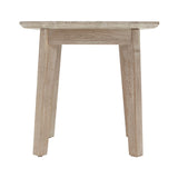 3. "Elegant Gia Side Table with a smooth marble top"