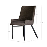 3. "Dex Chair in Slate Grey: Premium quality seating solution for home or office spaces"