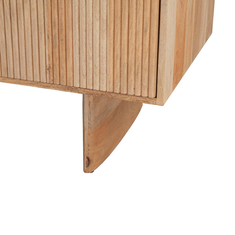 8. "Sleek and minimalist Hedron Sideboard for a modern aesthetic"