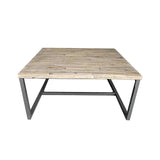 2. "Modern Irondale Square Coffee Table for Living Room"