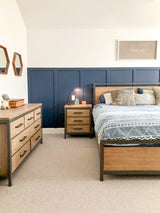 12. "Irondale Queen Bed with versatile design to complement any bedroom decor"