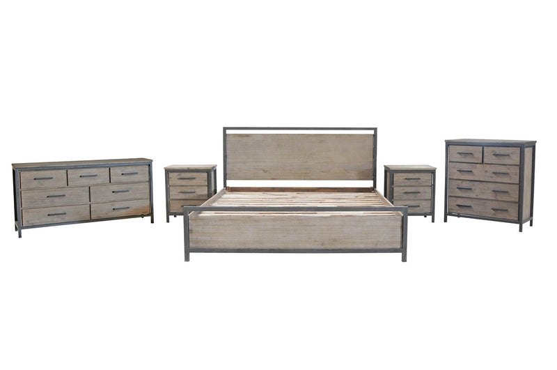4. "Image of Irondale Queen Bed with ample storage space underneath"