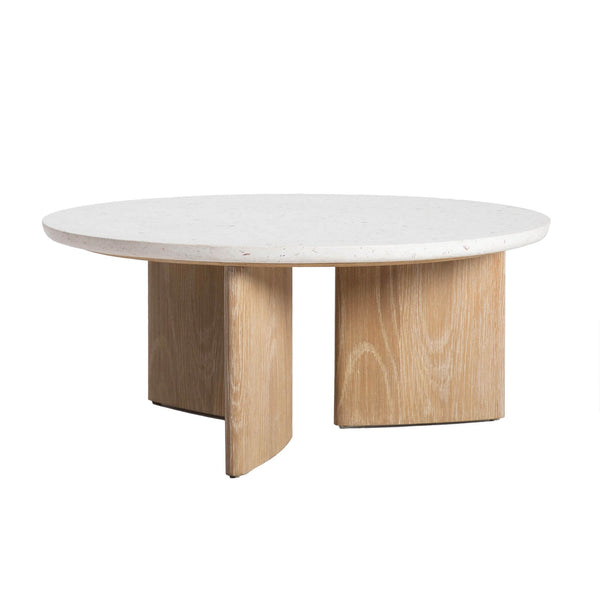 1. "Infinity Coffee Table - Seashell Finish with sleek design"