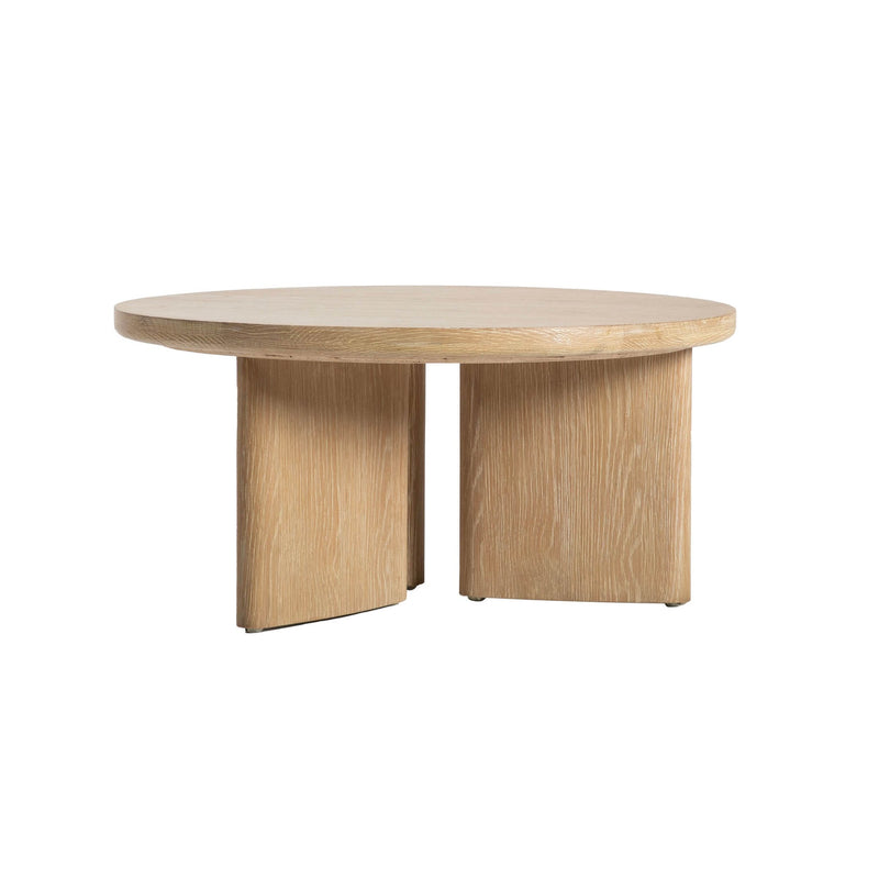 3. "Elegant Infinity Coffee Table - Wood with unique infinity-shaped base"