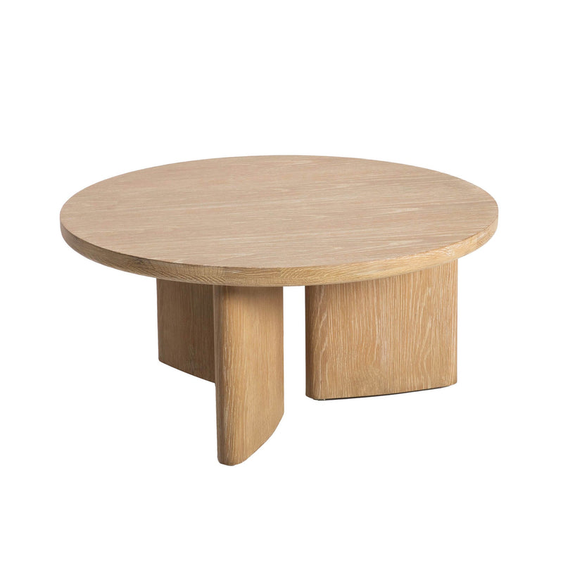 4. "Infinity Coffee Table - Wood featuring rich, natural wood grain"