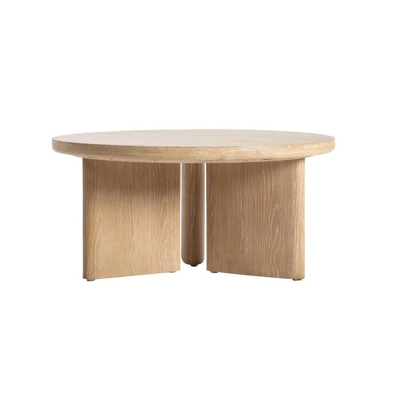 5. "Versatile Infinity Coffee Table - Wood suitable for both home and office"