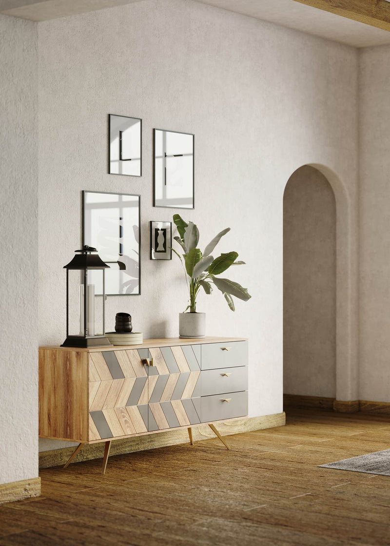 8. "Sleek and sophisticated London Sideboard for a polished look"