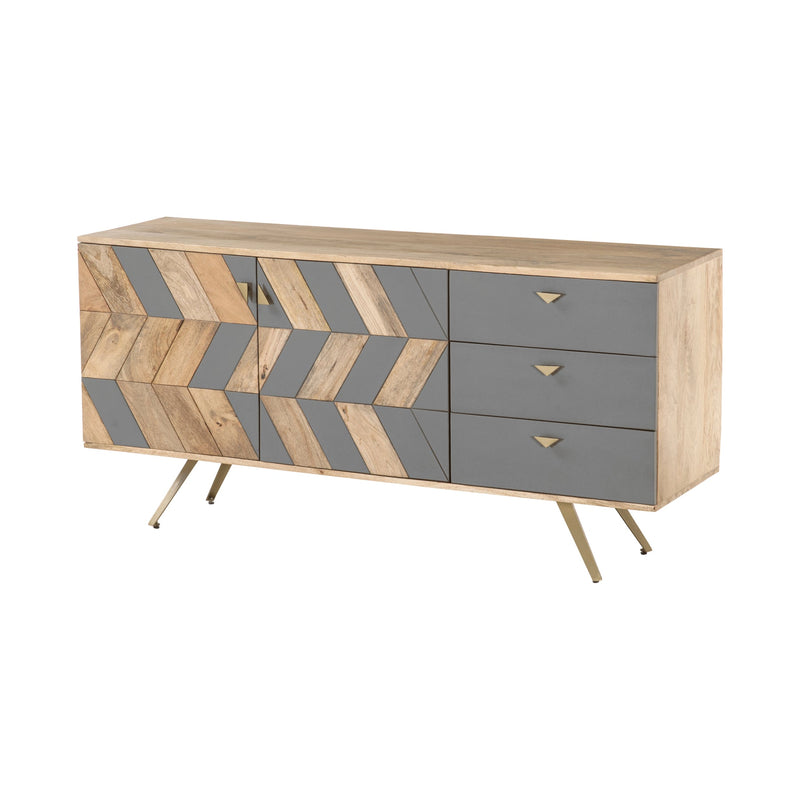 11. "London Sideboard with a spacious top surface for displaying decor"