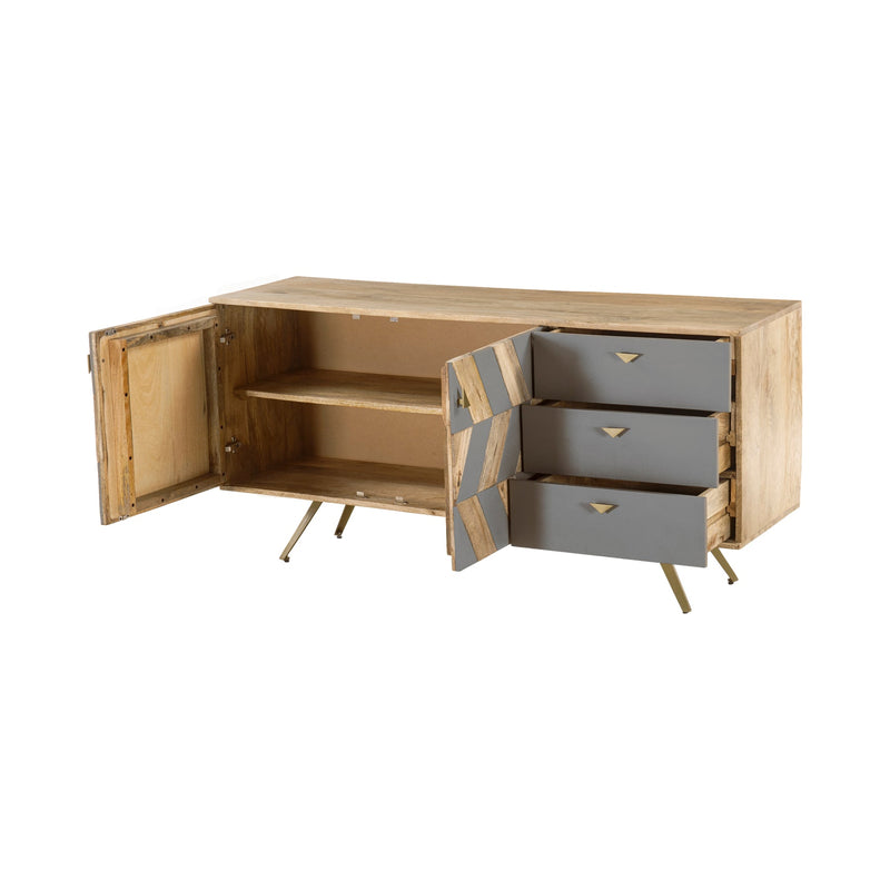 12. "Functional and stylish London Sideboard for a clutter-free space"