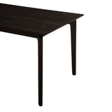 3. Kenzo Dining Table 71” - Black with durable construction and elegant finish