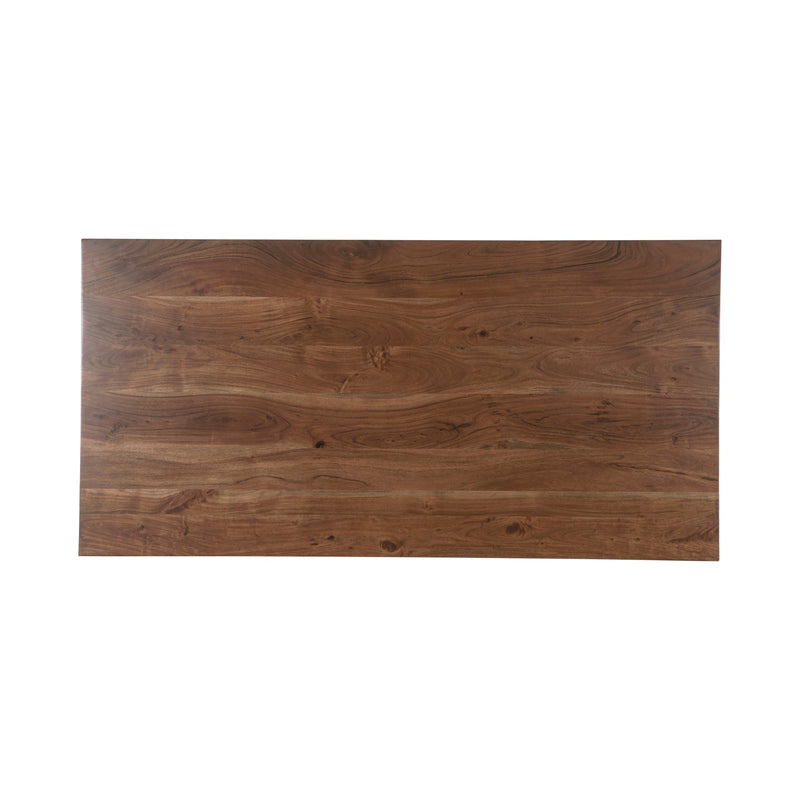 6. Brown Kenzo Dining Table 71” - adds warmth to your dining space