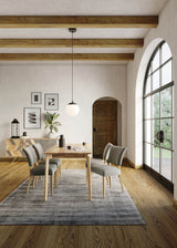 12. Kenzo Dining Table – Large 84” with a natural wood finish for a touch of sophistication