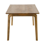 4. Large 84” Kenzo Dining Table – Natural wood finish for a rustic look