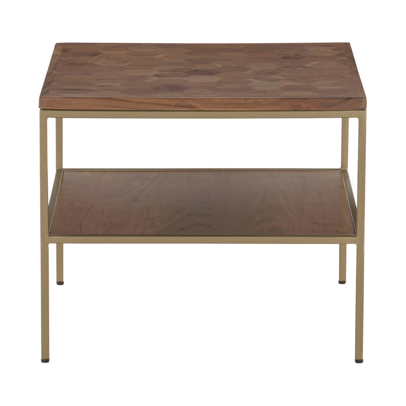 6. "Elegant Kenzo Side Table with metal frame"