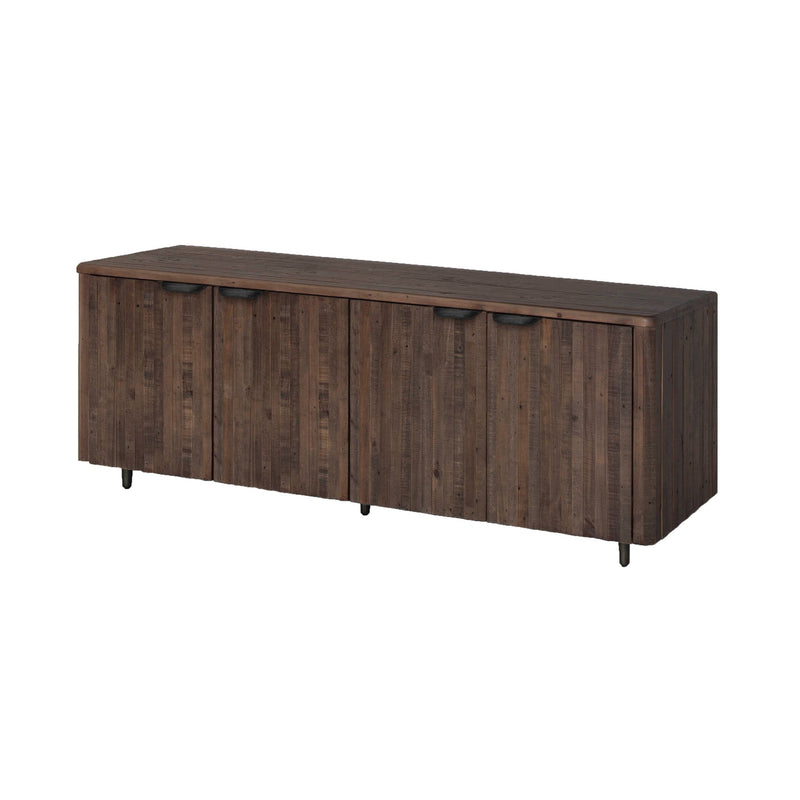 1. "Lineo Sideboard - Burnt Oak with ample storage space"