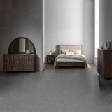 9. Affordable Lineo Upholstered Queen Bed - Burnt Oak with Free Shipping