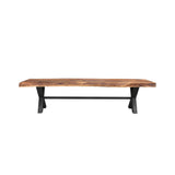 2. "Rustic Restore Bench 73" - Handcrafted wooden bench with distressed finish, adds charm to any space"
