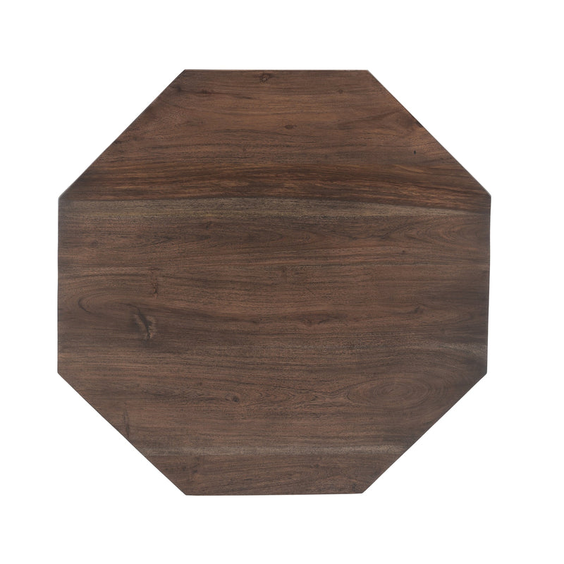 6. Vinegar Loft Octagon Nesting Coffee Table, Set Of 2 - Versatile Furniture: Use these nesting coffee tables as a centerpiece in your living room or separate them for additional surface space when needed.