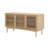 1. "Lumina Dresser with spacious drawers and sleek design"